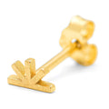 Sunrise earring 1 pcs - Gold plated
