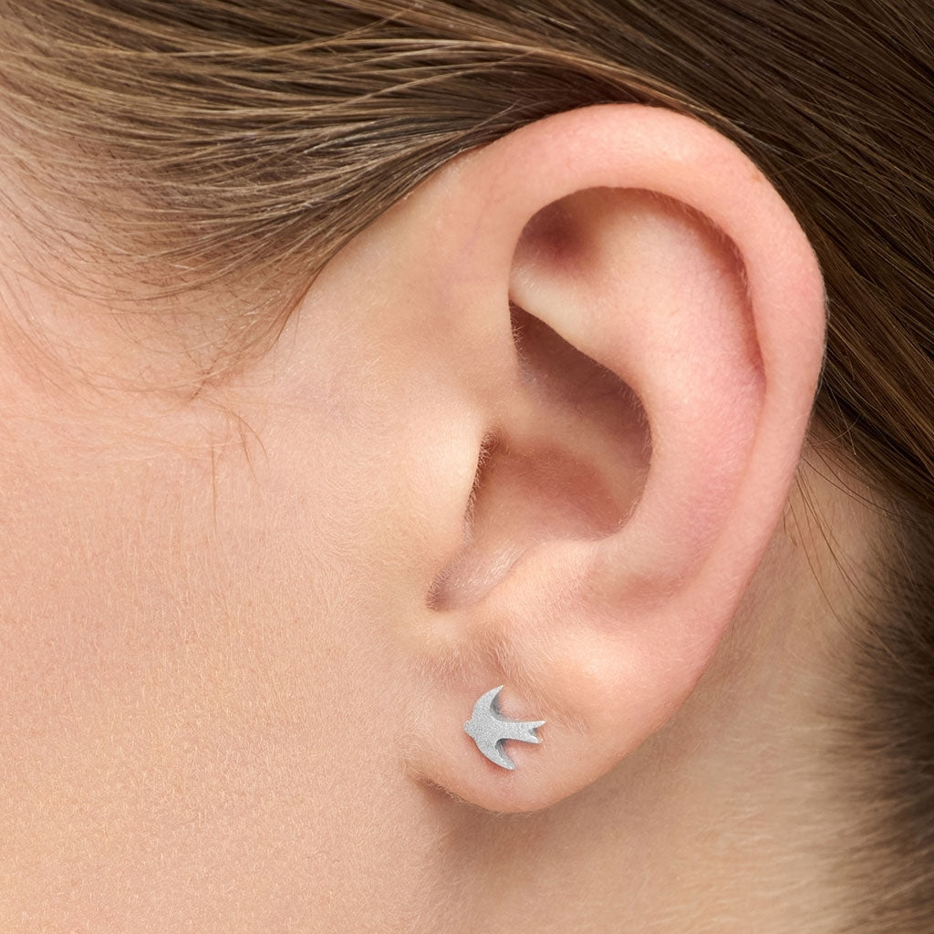 LULU Copenhagen Swallow earring 1 pcs Ear stud, 1 pcs Silver