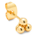 Trio earring 1 pcs - Gold plated