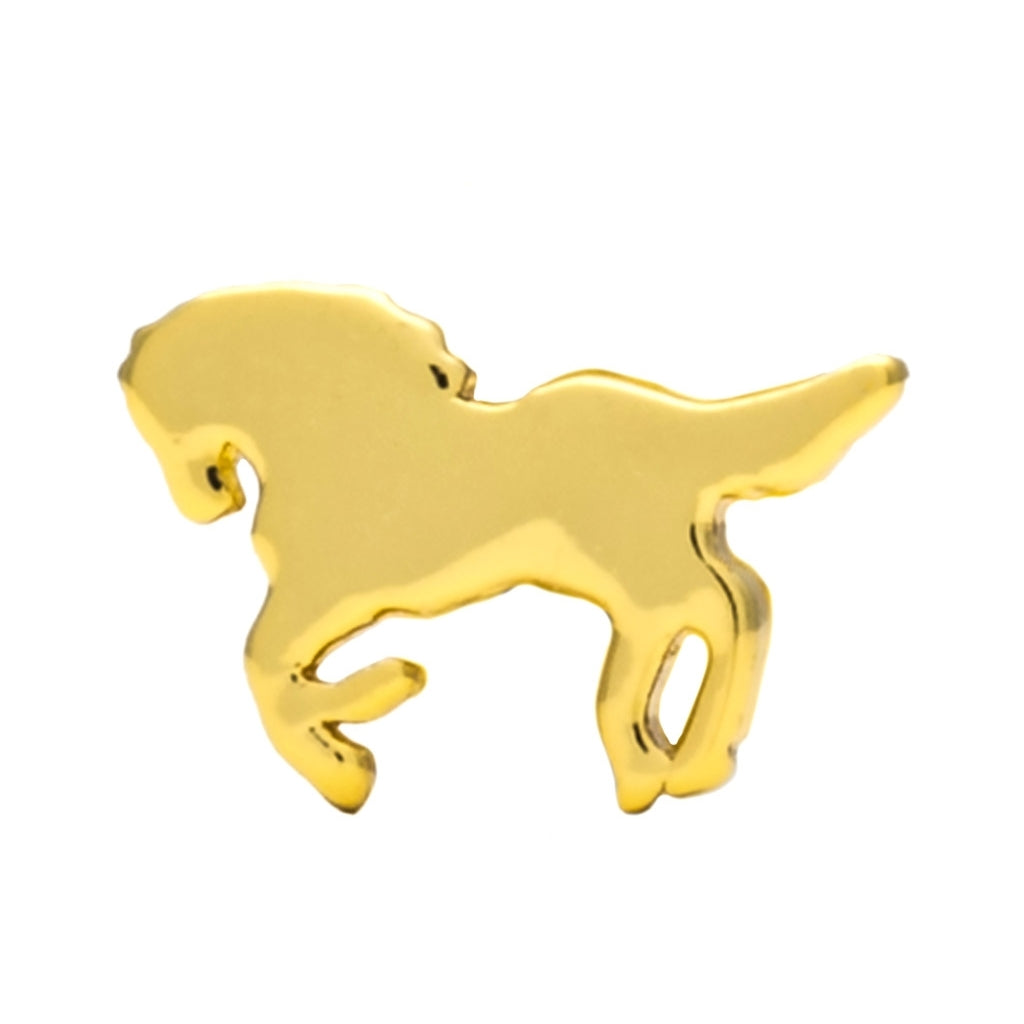 LULU Copenhagen Wild Horse earring 1 pcs Ear stud, 1 pcs Gold plated